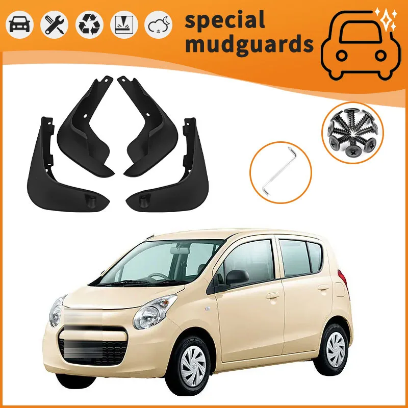 

For 09-15 Suzuki Alto models Mudguards Fender Mudflaps Front Rear Flares Splash Guards Cover Car Accessorie