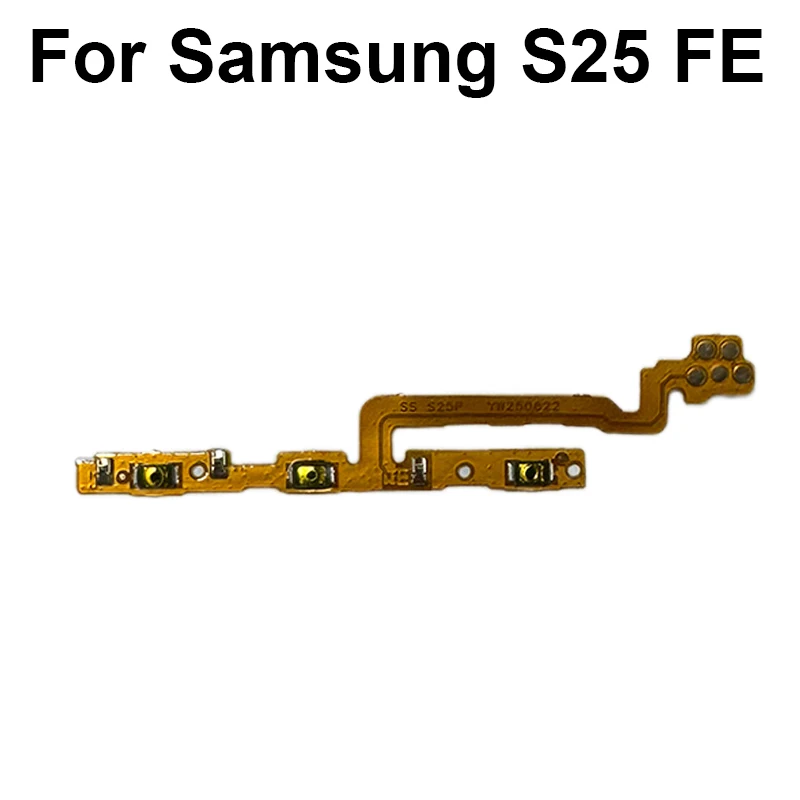 Power Volume Side Button Flex Cable For Samsung Galaxy S25 FE Plus Ultra Edge  Power Volume Flex Ribbon Replacement Parts