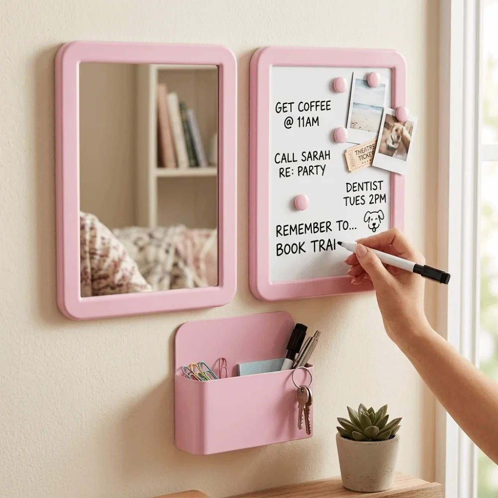 New Mini Whiteboard Set Portable Space-Saving Whiteboard Kit Magnetic Writing Whiteboard Back to School
