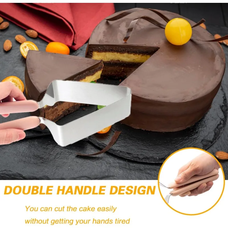 1.0mm Cake Slicer Cake Cutter Stainless Steel, Triangle Slic