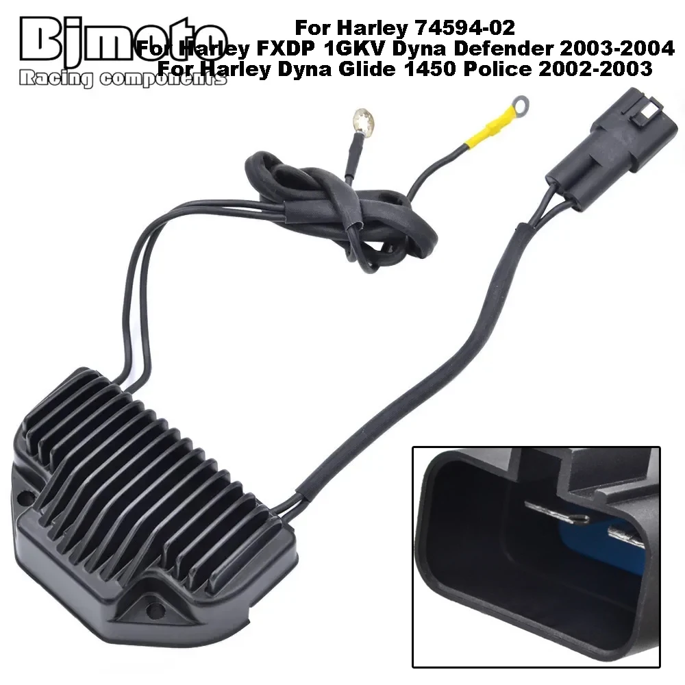 

74594-02 Регулятор-выпрямитель мотоцикла для Harley FXDP 1GKV Dyna Defender 2003-2004 Dyna Glide 1450 Police 2002-2003