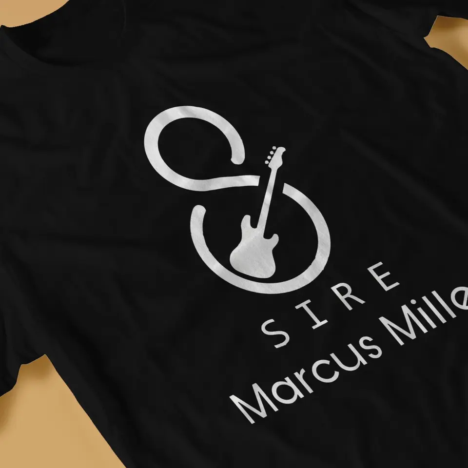 Sire Marcus Miller Bass Style TShirt Guitar Lover Top Quality New 