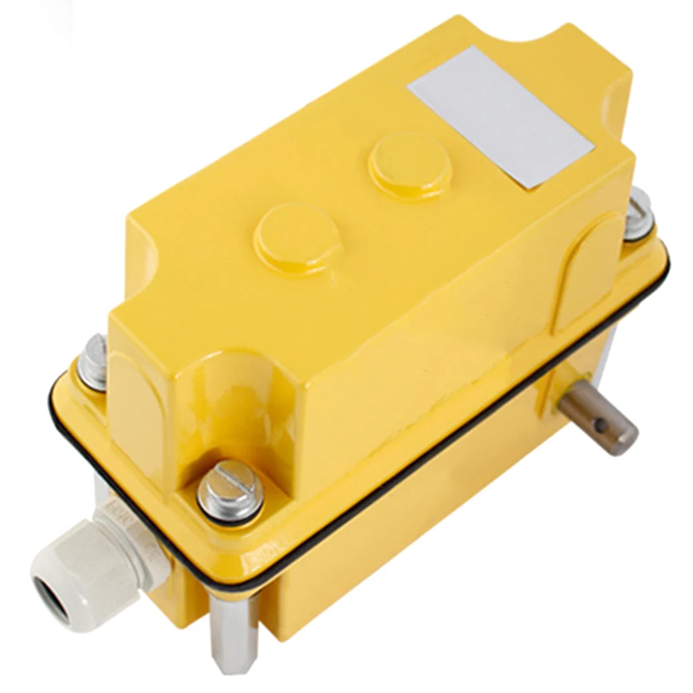Yellow Travel Limit Switch Limit Switch Self-reset Mechanism Thickened Resin Shell Adjustable Mechanical Memory