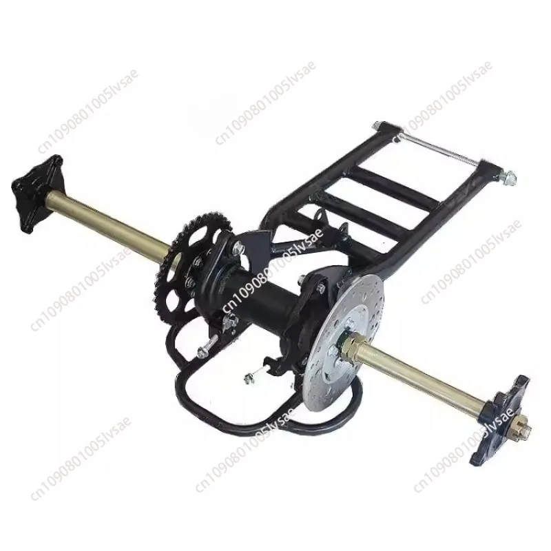 Three-wheeled motorcycle modified four-wheeled kart beach car rear axle suspension rear axle lengthened rear flat fork 81cm long