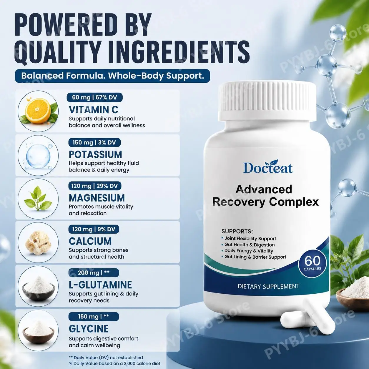 Advanced Recovery Complex 60 C - Health Wellness & Nutrition Center Llc recensie en prijs