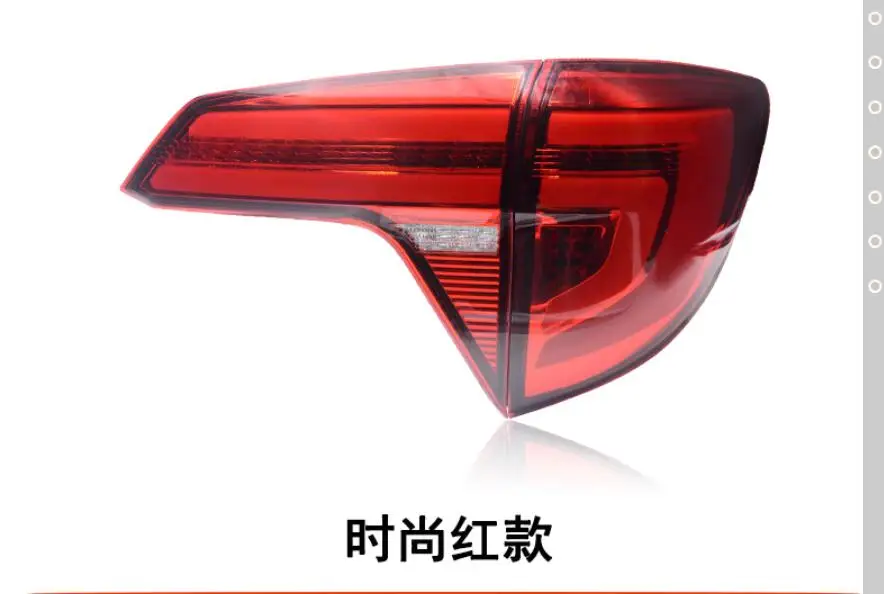 1setcar styling for Tail Lamp for XRV Vezel taillight HRV XR-V 2015 2016 XRV Rear Light XR V DRL+Turn Signal+Brake+Reverse LED