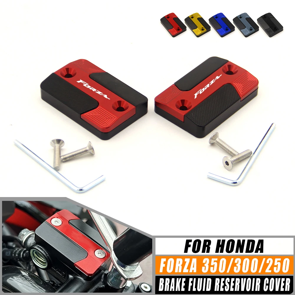 

Fit Forza For Honda Forza300 Forza350 Forza250 Forza Motorcycle Accessories CNC Front Brake Fluid Reservoir Cover Oil Filler Cap