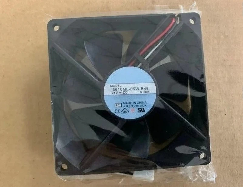 

Brand New 3610ML-05W-B49 9225 9025 9cm DC 24V 0.16A 3610ML 05W B49 Fast Delivey
