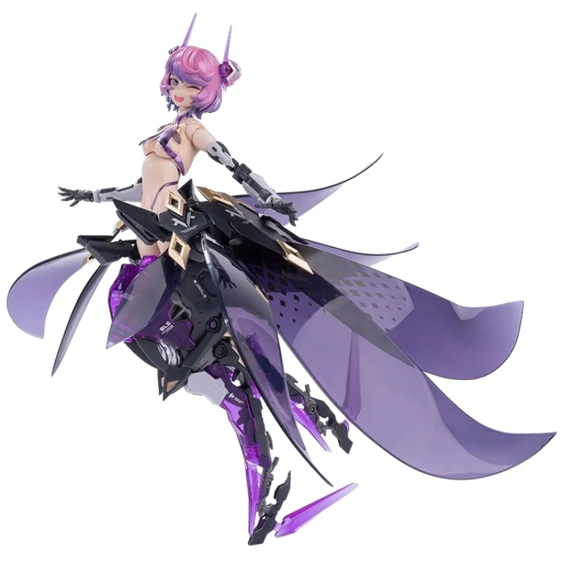 

23Cm Pvc Rosado Rs-02 Starflower Black Iris 1/10 Mobile Suit Girl Action Figure Movable Joint Doll Model Garage Kit Toys Gift