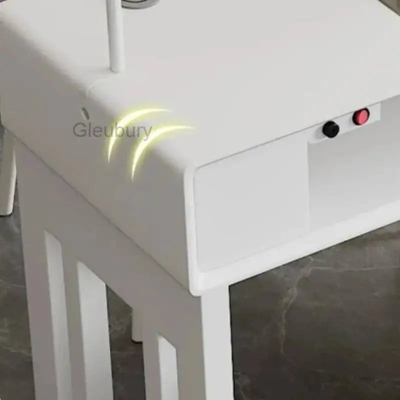 Professional Stylist Desk Salon LED Nail Light Nail Manicure Table Beauty Manicure Equipment Furniture Mesa Manicurista Ongle