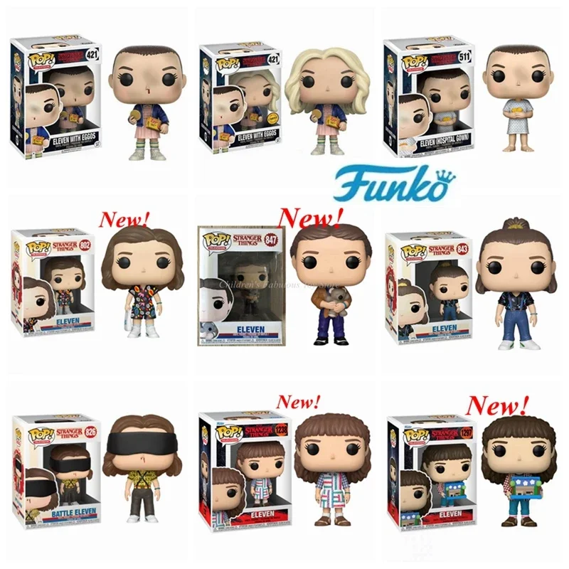 FUNKO POP Toys Eleven 421 511 523 802 826 827 843 847 1238 1297 Vinyl Action Figure Collection Models for Gifts