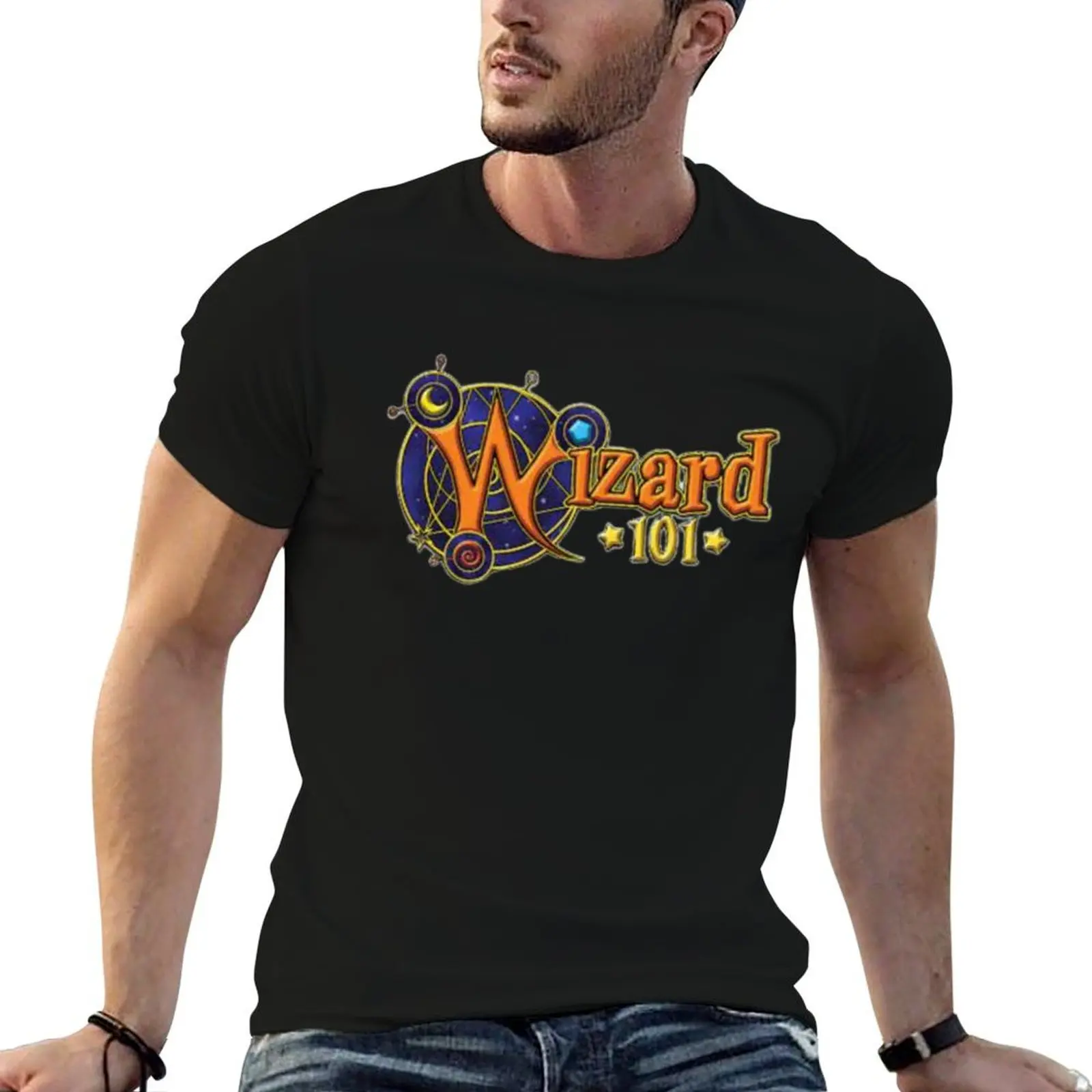 t shirt for T-Shirt 100% cotton man shirts Wizard101 cotton graphic man t tshirt