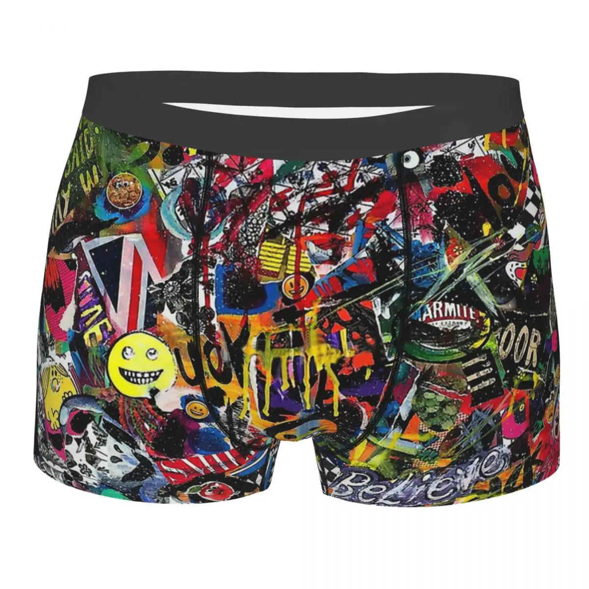 Graffiti Doodle Sweet Art Essential Underpants Homme Panties Men's Underwear Ventilate Shorts Boxer Briefs