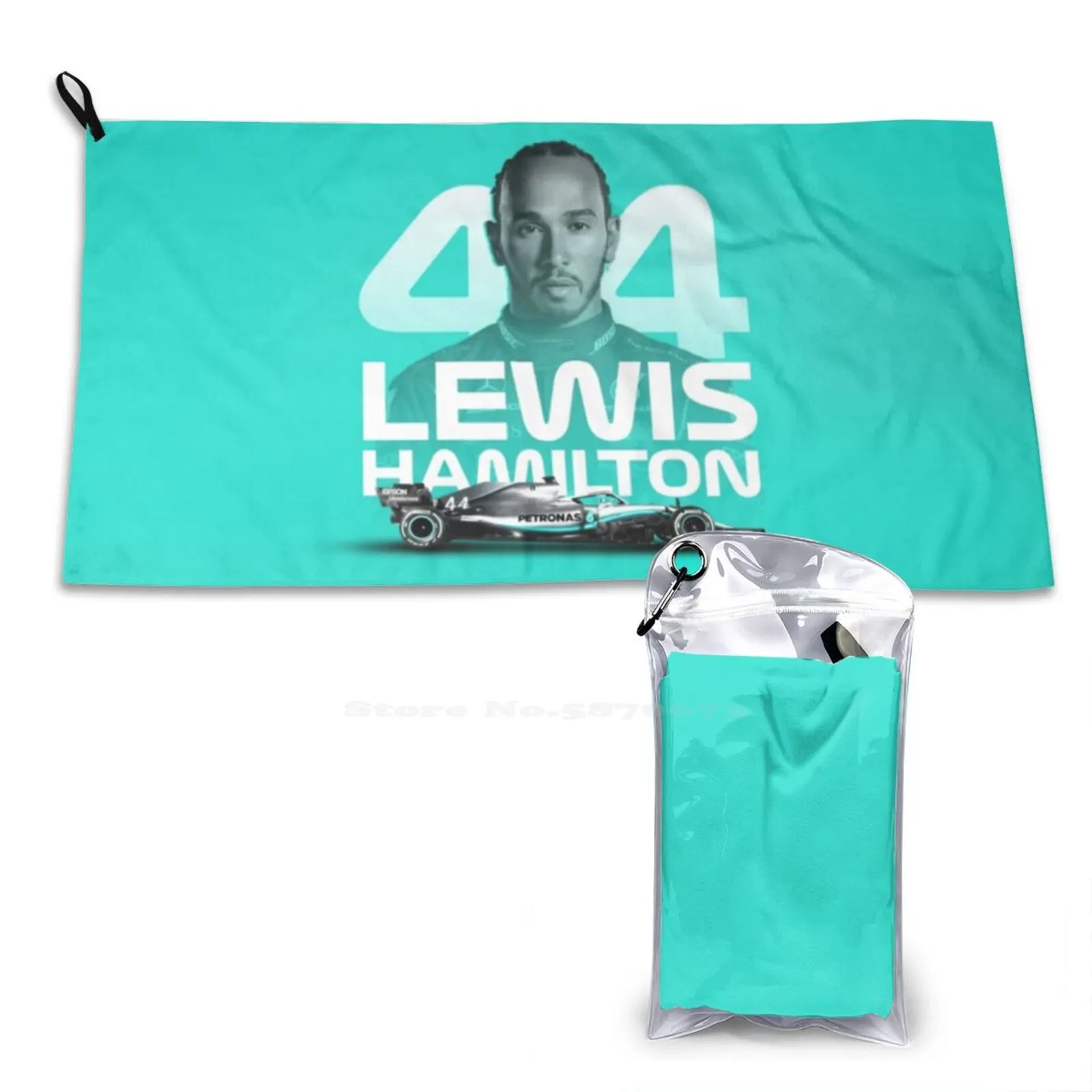 Lewis 44 Soft Towel Quick Dry Beach Towel Car W12 Sir Lewis Lewis The Best Lewis Race Driver Lewis 6Th Lh44 Teamlh Racer Lewis