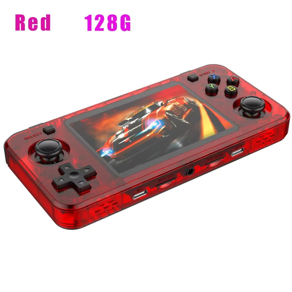 R36H ARKOS Retro Handheld Game Console Draagbare 64G 128G Pocket Video Player 3.5 Inch IPS Scherm R36S landschap Kid Gift