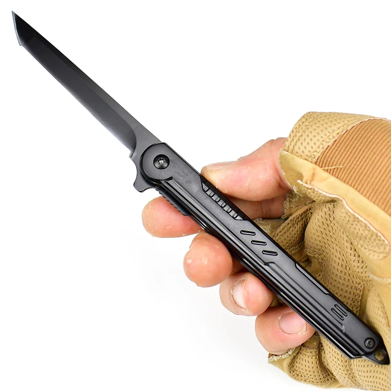 New slim M390 Japanese Outdoor self defense 440c steel fruit knife hiking camping portable folding novelty blade pocket knife