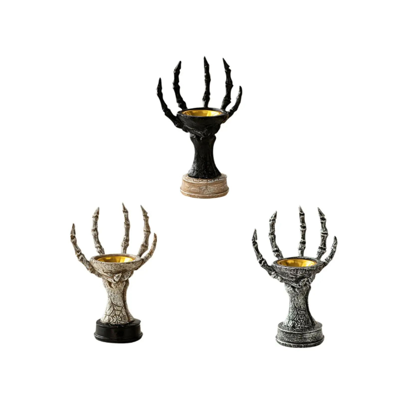 

Skeleton Hand Holder Tabletop Incense Holder for Bedroom Dining Room Office