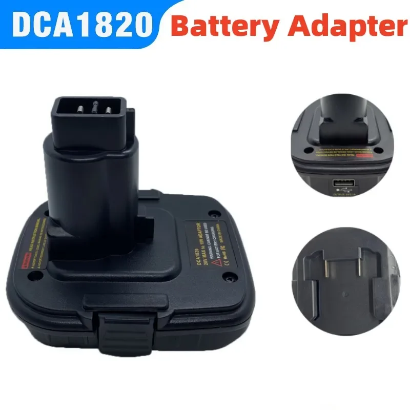 

Battery Adapter For Dewalt 18V/20V Li-ion Convert To Ni-Cad DCB200 To Dewalt 18V Nickel Battery NI-CD Battery DCA1820