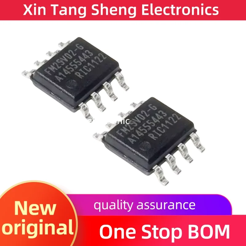 New original FM25V02 FM25V02A-G FM25V02A-GTR SOP-8 ferroelectric memory chip