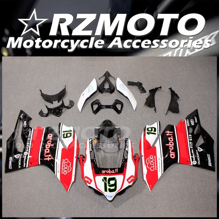 4Gifts New ABS Motorcycle Fairings kit Fit For Ducati 899 1199 panigale 1199S 2012 2013 2014 2015 Custom Number 19