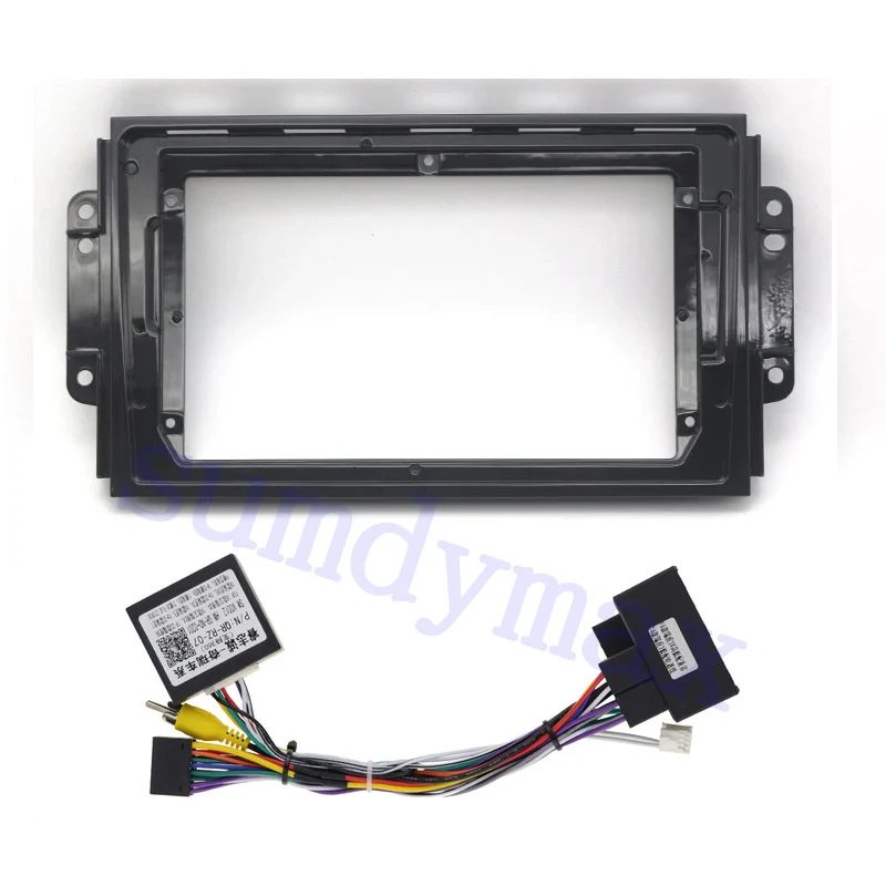 9inch 2din big screen android Car radio Frame Adapter cable For  CHERY TIGGO 3 3x 2016+  car Radio Dask Kit Fascia