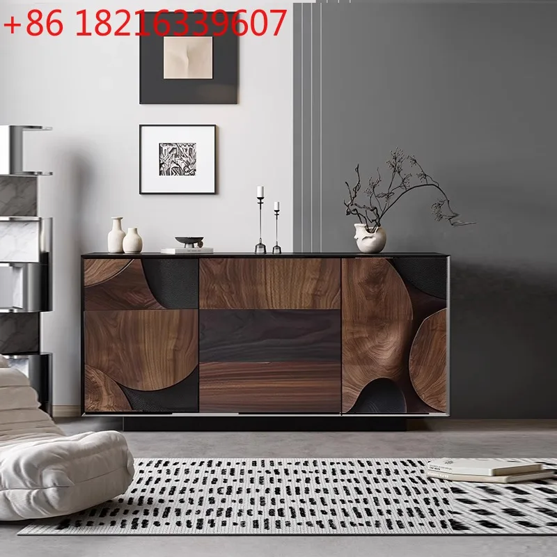 

Storage locker Entry door Solid wood dining side cabinet Now living room decorative cabinet
