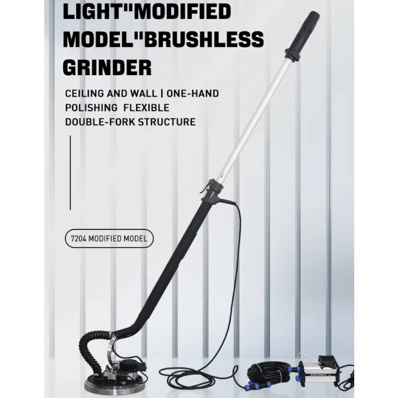 Ultra-light Putty Grinder Wall and Ceiling Sander Electric Sander Brushless Wall Putty Spotlight Sand Skin Remote Control