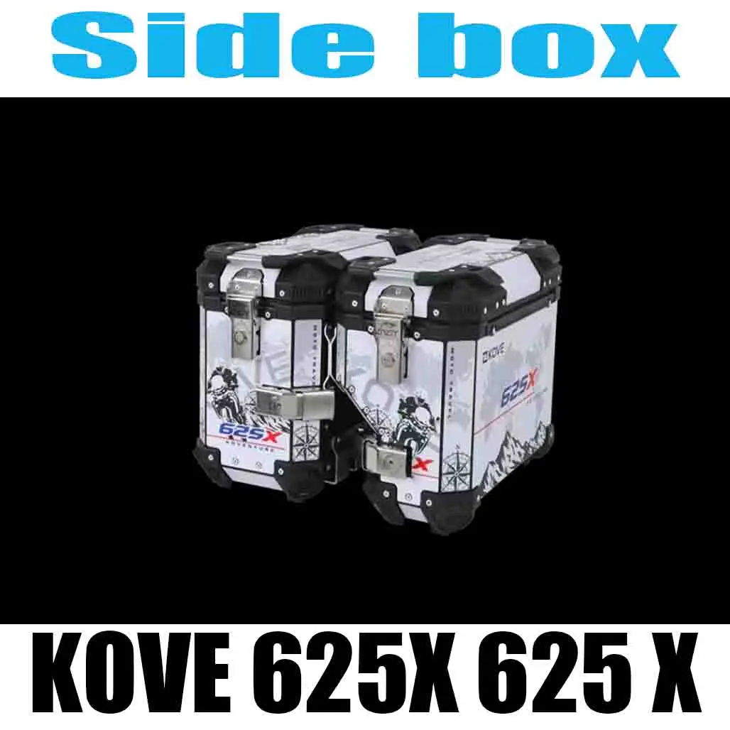 For KOVE 625X 625 X three-box motorcycle aluminum alloy three-box tail box exclusive modified accessories