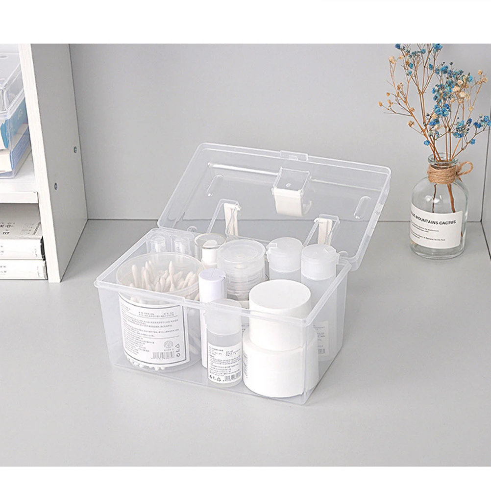 Portable Medicine Kit Storage Box Lightweight Shockproof Durable Medication Organizer Small Emergency Case Travel Containers