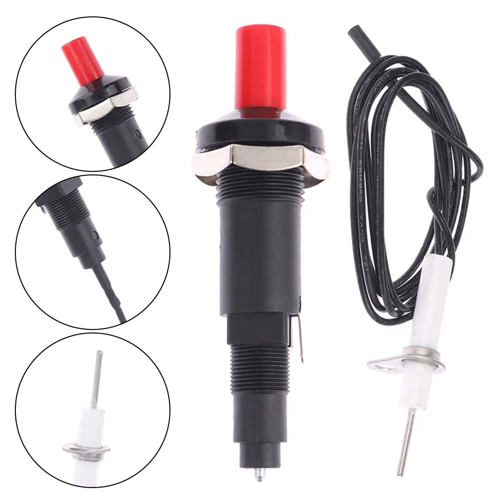 Piezo Spark Ignition Kit With 39 Inch Cable BBQ Grill Push Button Igniter For Fireplace Stove Gas Kitchen Accessories