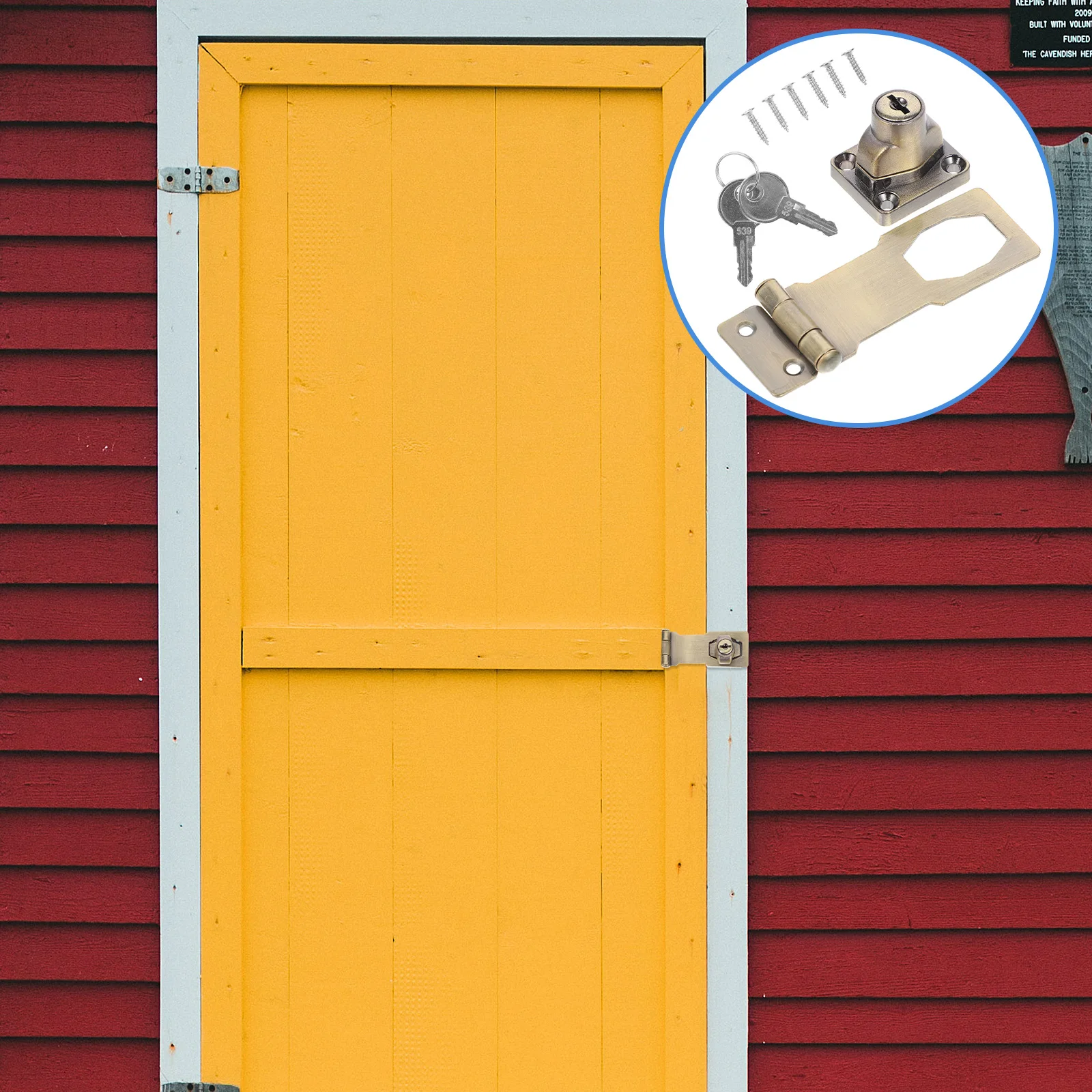 

Zinc Alloy Keyed Lock Latch for Cupboard Cabinet Security Child Proof Anti Theft Home Hotel Use Door LockLatch CabinetLock