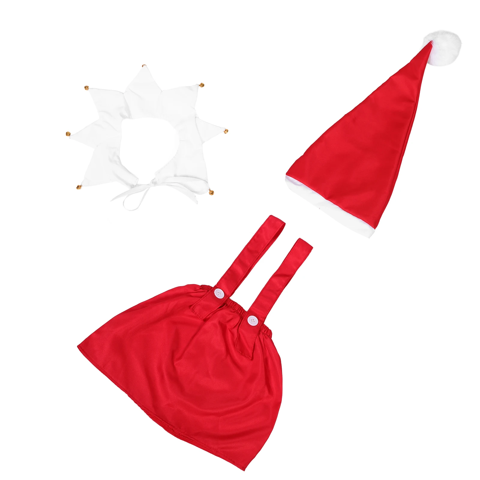 

3pcs Christmas Costumes Baby Boy Outfits Newborn Girl Clothes Red Holiday Photo Winter Baby Suit Toddler Dress