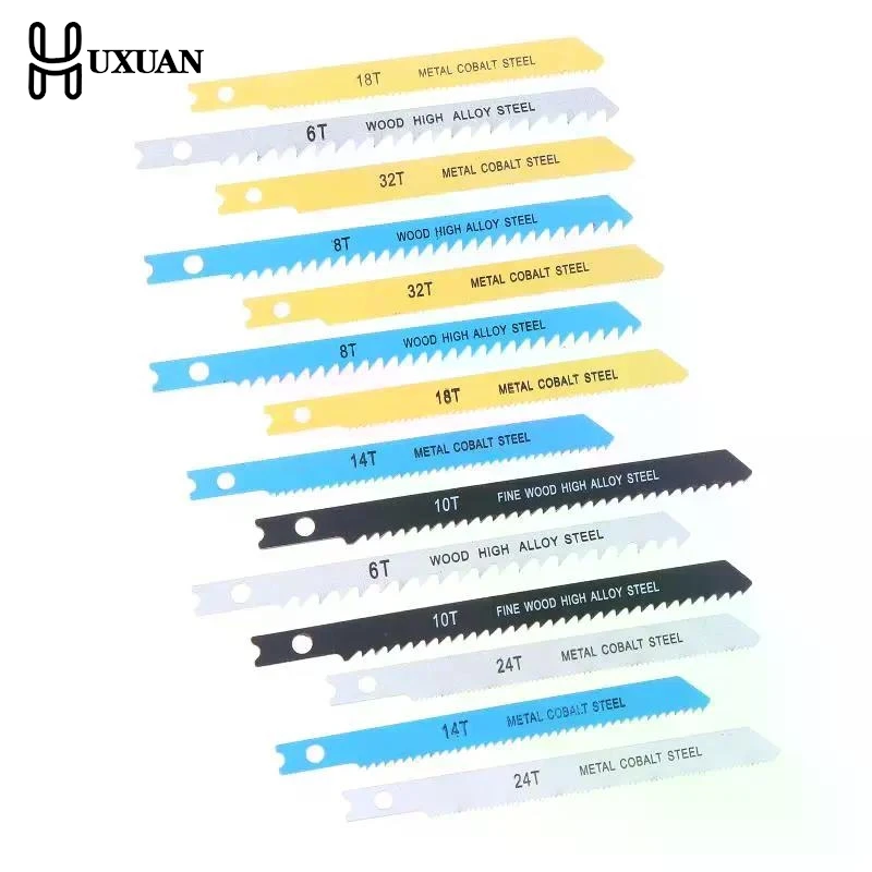 

【W】7/14 шт. набор полотен для лобзика HCS, различные пилы, быстрорежущие, профессиональные, острые, для лобзика, деревообрабатывающий инструмент