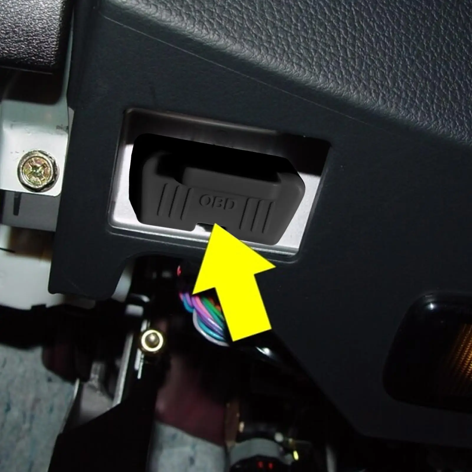 Obd-poortslot Cover Lock Obd-interface beschermhoes Siliconen beschermhoes Autobeveiligingsapparaat Auto Safety Tool