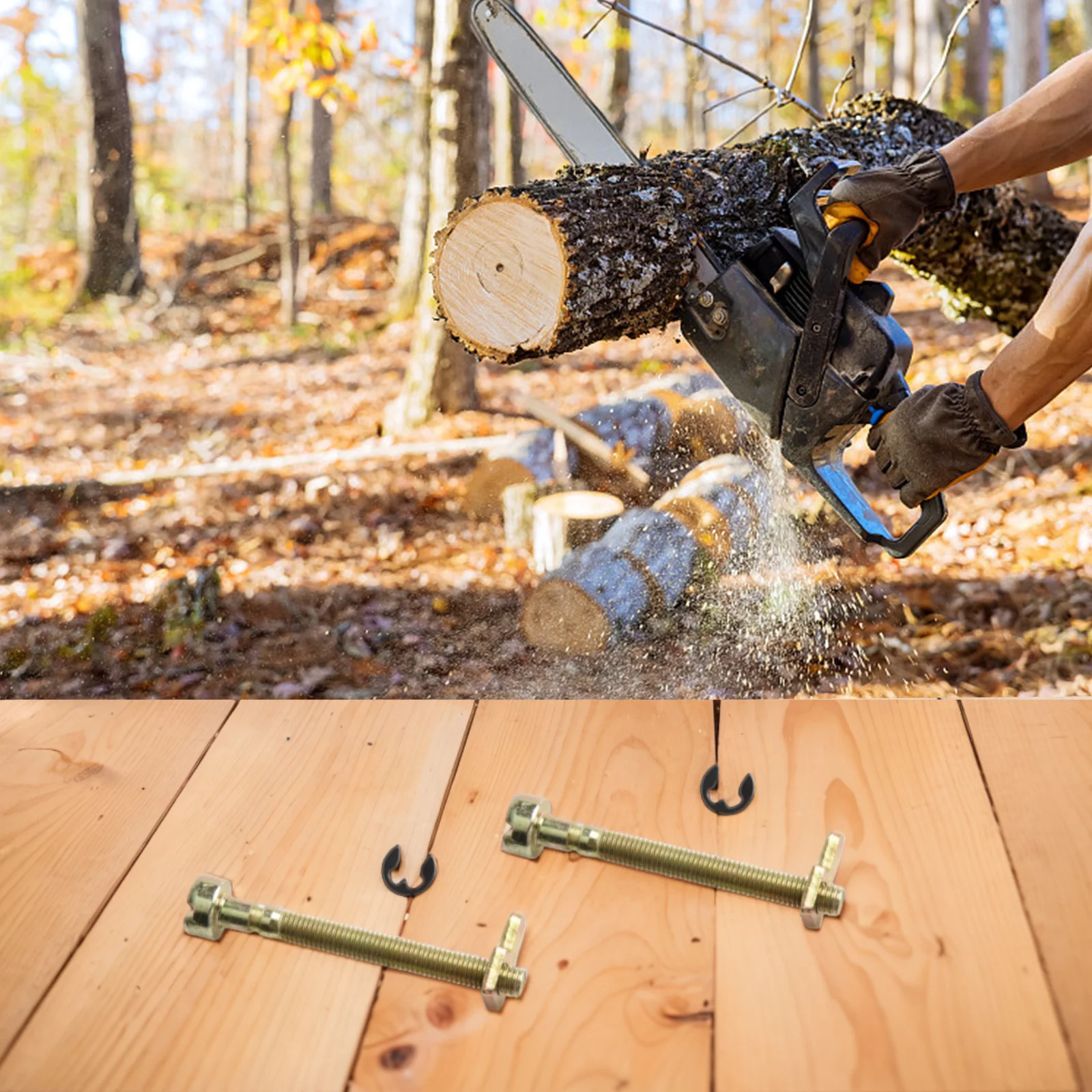 Qualität Chain Adjuster Screw Kit For Garden Tools Accessories 028 009 038 AV MS380 for chainsaw  Qualität Chain