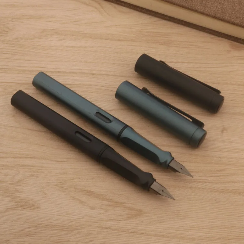 Standard Classic Office Matte Black Green Gun Black Nib Gift Fountain Pen