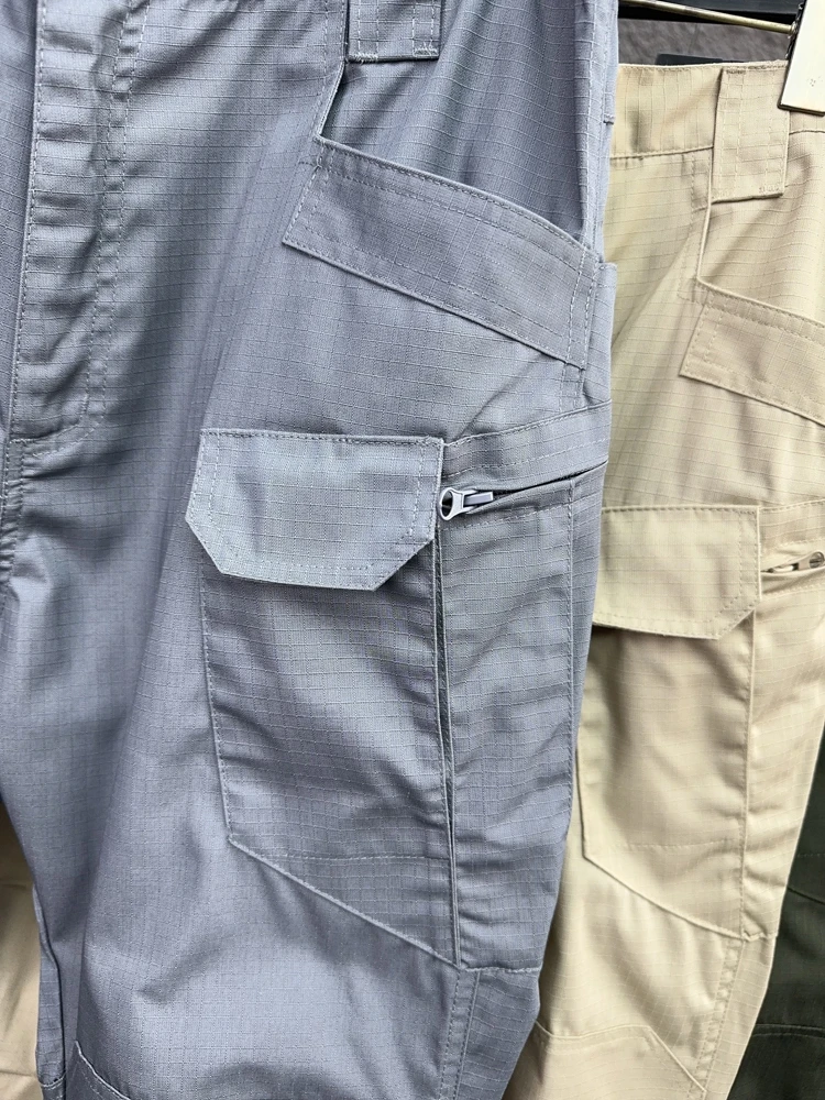 Svip Xiong 600 الرجال في الهواء الطلق مريحة مستقيم الساق سراويل تقليدية لون نقي الخريف Faion ملابس العمل بنطلون #3