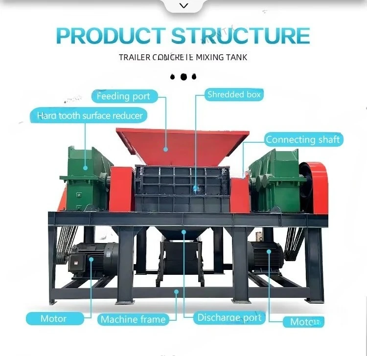 Automatic Complete Tire Recycle Plant Whole Tyre Steel Recycling Line Used Tire Recycling Shredder Equipment