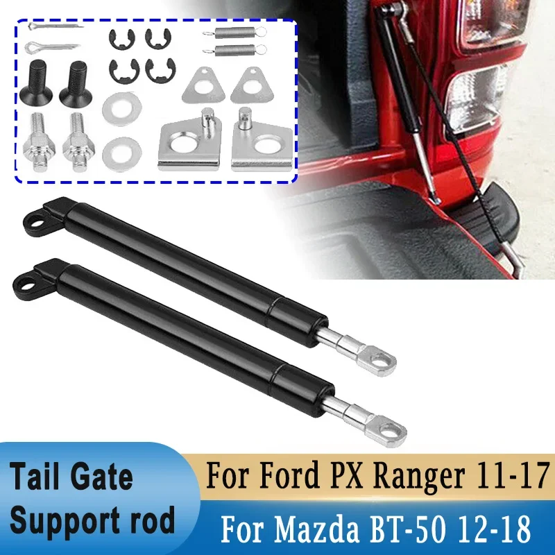 Tailgate Slow Down Shock Damping Support Rod for Mazda BT-50 2012-2018 for Ford PX Ranger 11-17 Rear Door Soft Open Gas Strut