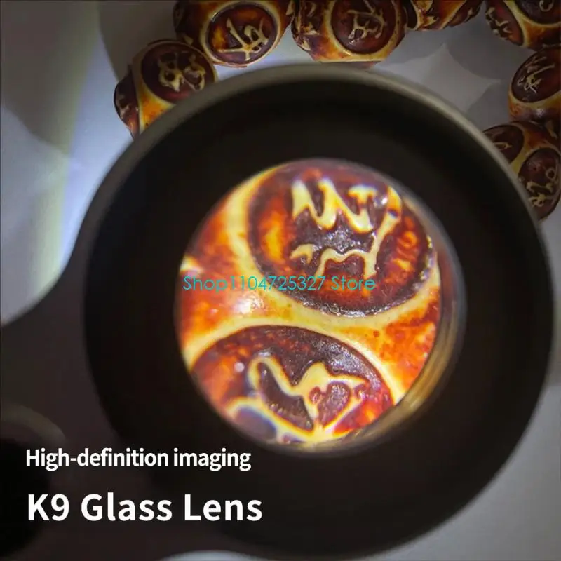 D8KF Handheld Inspection Viewer with Rechargeable Power, Integrated LED Lighting, and Contoured Grip for Viewing Fine Features