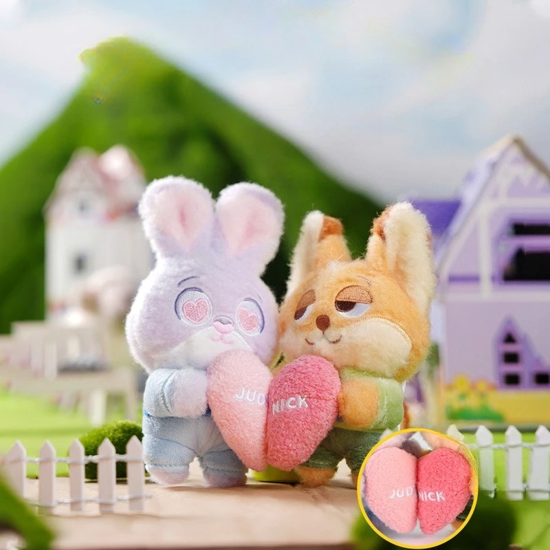 

Miniso подлинный Disney Zootopia магнитный плюшевый брелок Judynick школьная сумка подвеска для девочек