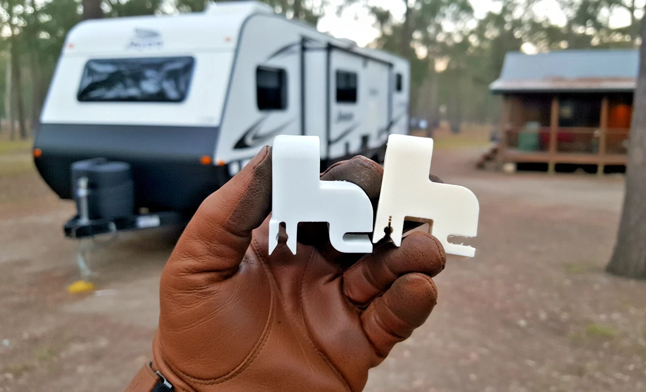 

2pcs For DOMETIC RV Refrigerator Shelf Freezer Shelf Buckle Refrigerator Clips Glass Clamp Cooler Fridge Support Fixing Bracket