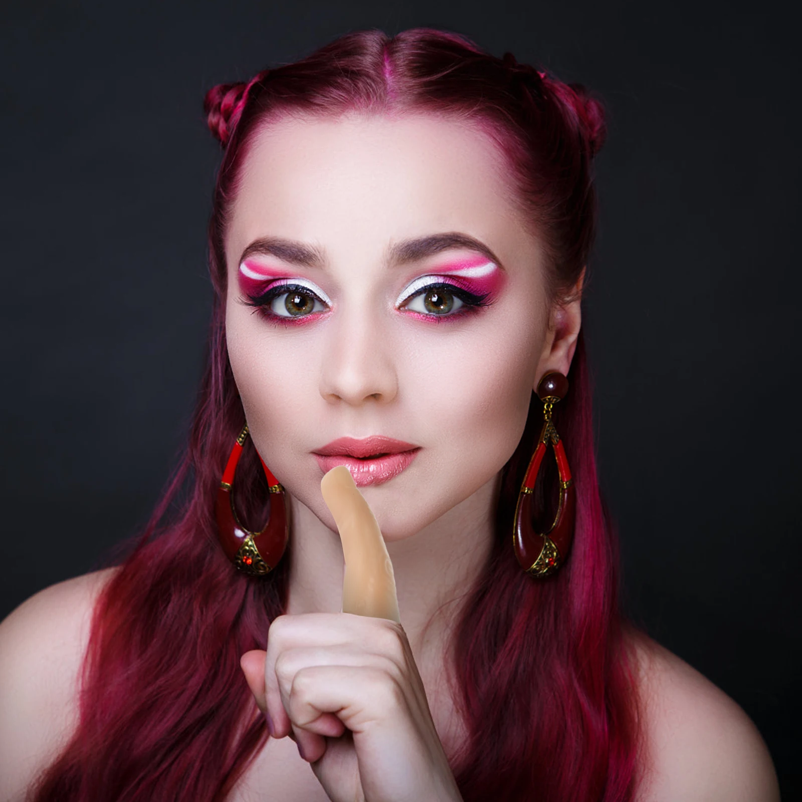 

5Pcs Lifelike Finger Prop Stretchable Novelty Gag Gift for Halloween Costume Finger Prop