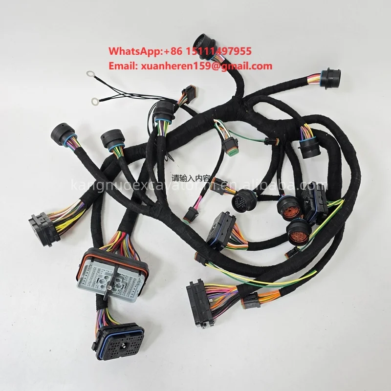 Engine Wiring Harness for Caterpillar Truck, Part Number 332-9706, Compatible with 740B, 735B