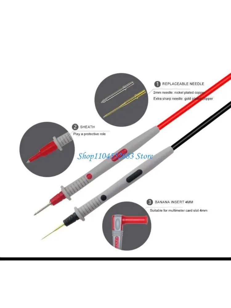 

Y6GD Multimeter Probes Multimeter Test Leads set for Electricians & DIY Enthusiasts