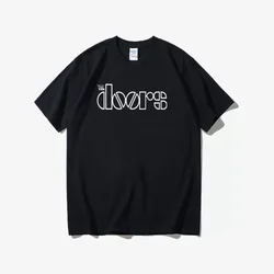 2020 New Rock Band The Doors T Shirt Fashion Men Jim Morson T-shirt Men Short Sleeve O Neck Cotton Causal Top Tees