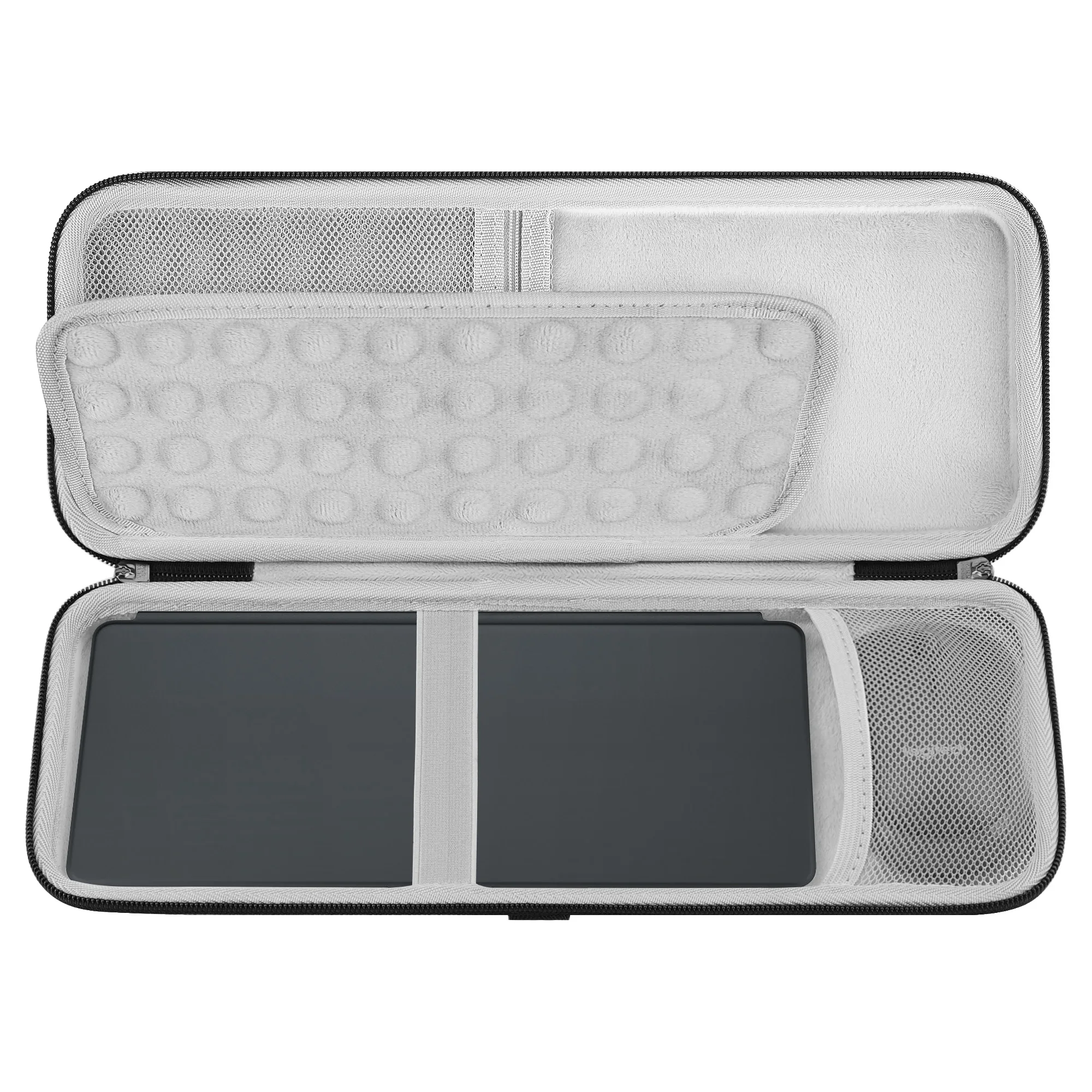 Geekria Keyboard Hard Shell Travel Case Compatible with Keys-To-Go 2 + M350s Pebble 2, Keyboard and Mouse Combo Carrying Bag