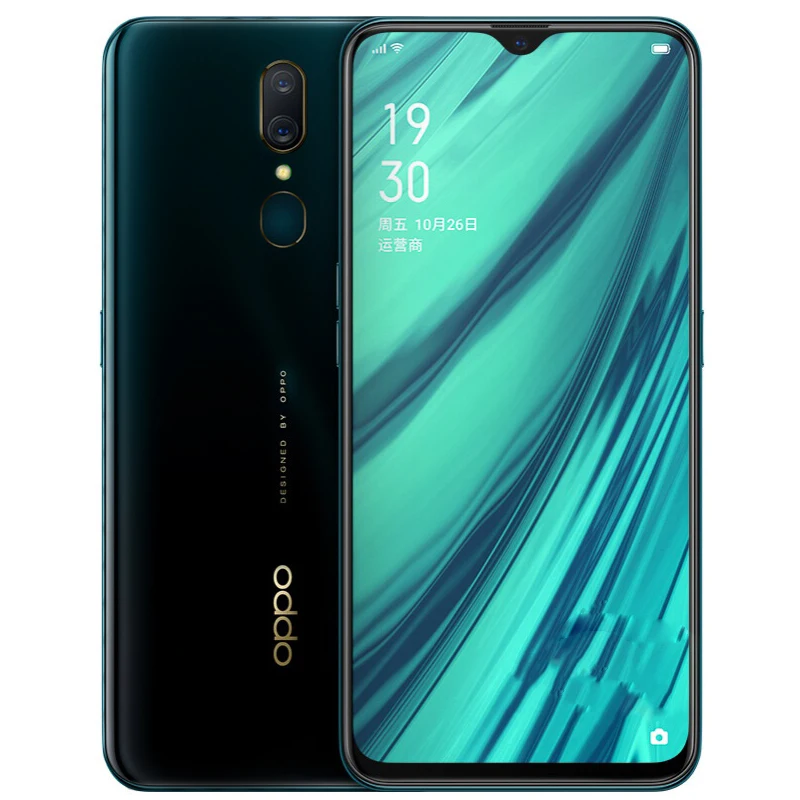 OPPO-Smartphone F11, micrologiciel global, batterie 4020mAh, processeur Helio P70, caméra arrière 16MP, déverrouillage des empreintes digitales, téléphone d'occasion