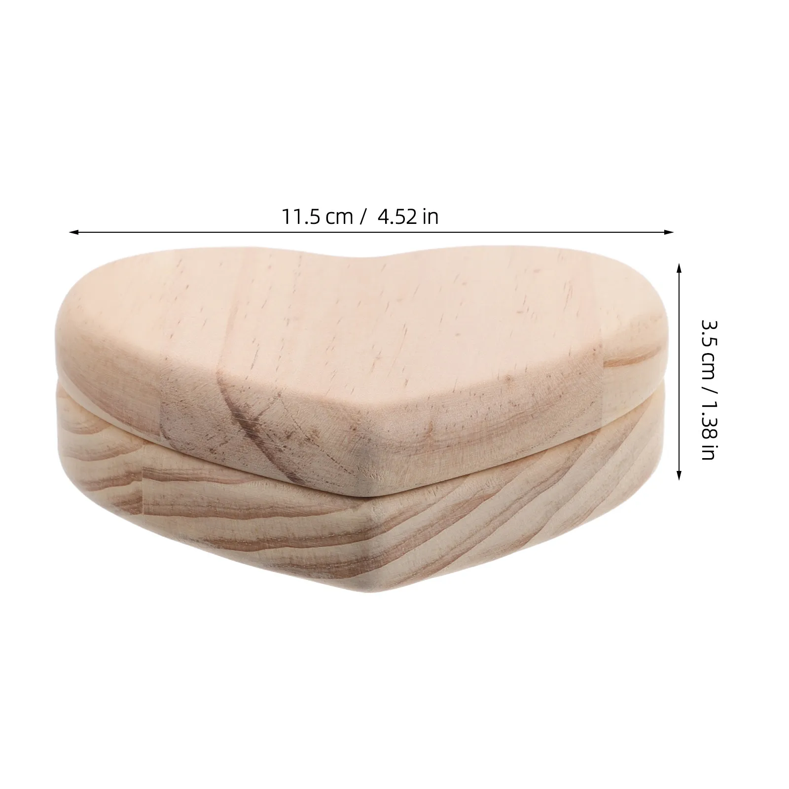 Heart-Shaped Wooden Essential Oil Box Solid Wood Portable Capsule Holder Aromatherapy Bottle Storage Organizer