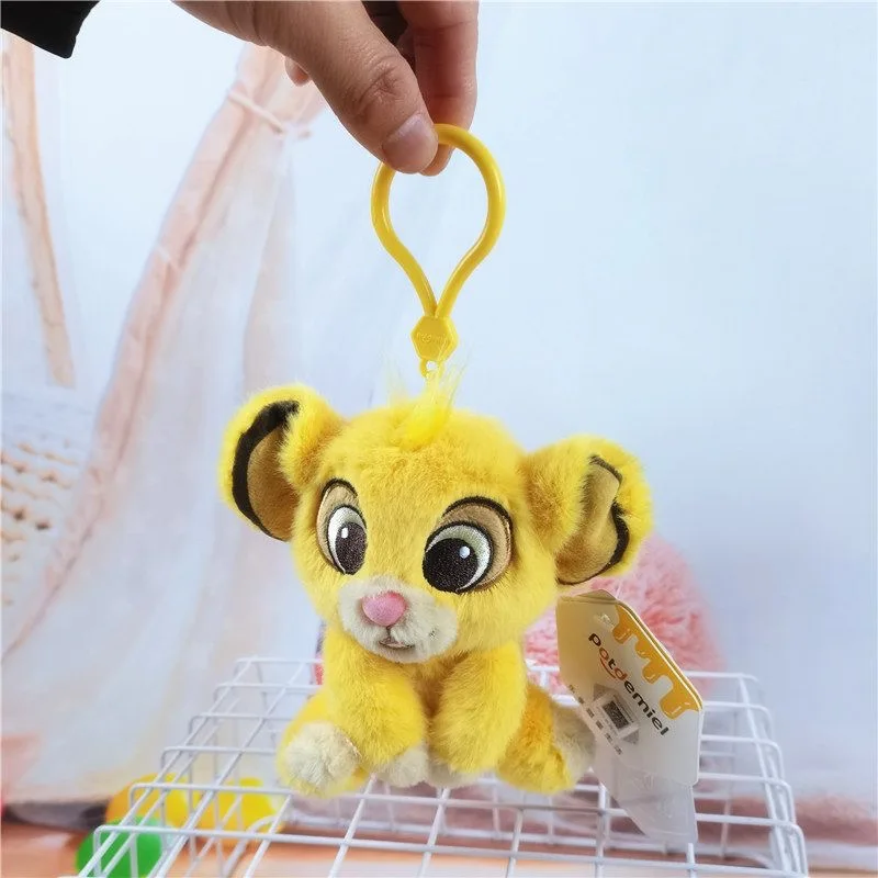 Disney Der König der Löwen Simba Plüschtier Schlüsselanhänger Dekorative Herren- und Damenrucksack-Anhänger Festival-Geschenk Senden Sie an einen Freund